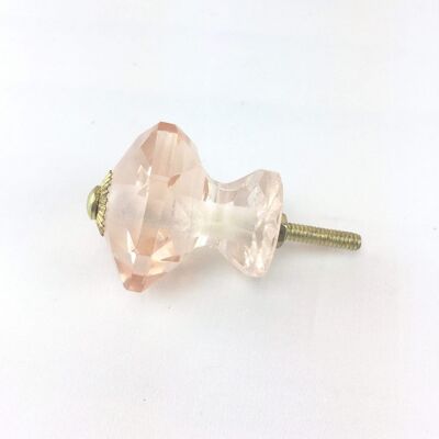 Glass Cabinet/Door Knobs - pink