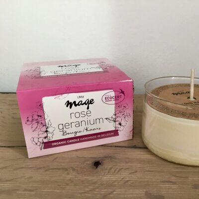 Mage 100% Natural Candle - Various Scents - Rose Geranium