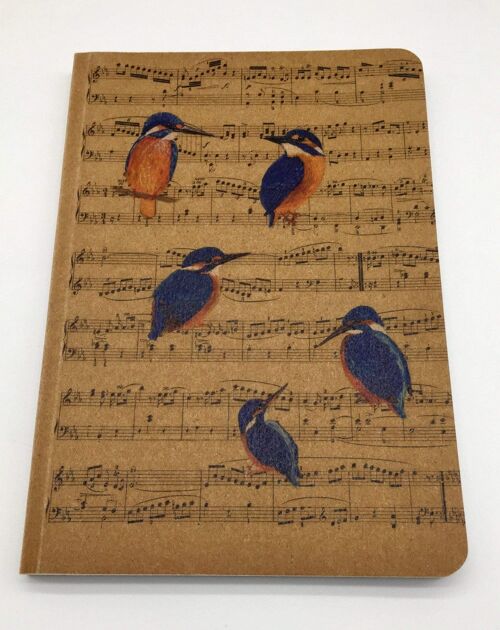 Softcover Notebook - Birds - Kingfishers