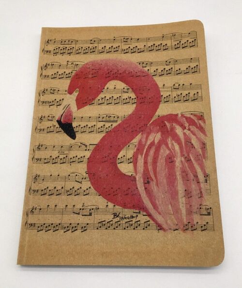 Softcover Notebook - Flamingo