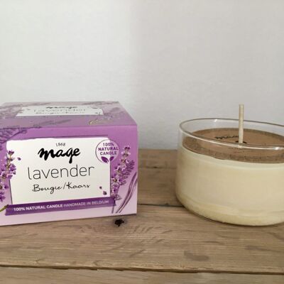 Mage 100% Natural Candle - Various Scents - Lavender