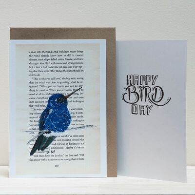 Art Print Cards - Happy "Bird"day - Broad Beak Hummingbird
