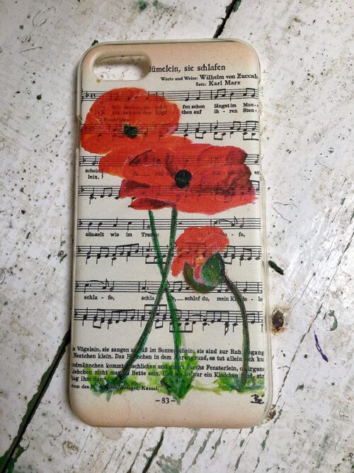 I-Phone 7, 8 Covers - Red Poppies