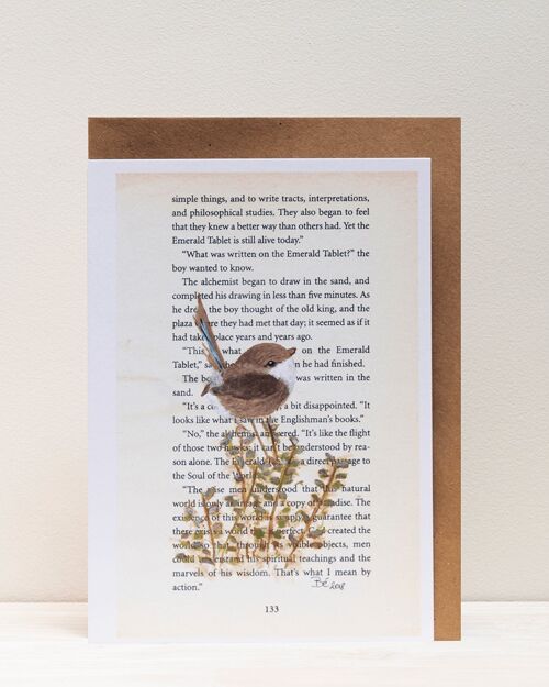 Art Print Cards - Literary Birds - Fairy Wren