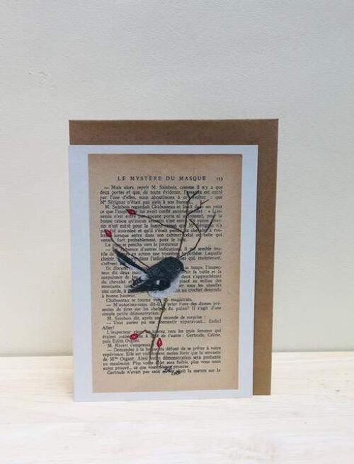 Art Print Cards - Literary Birds - Tomtit