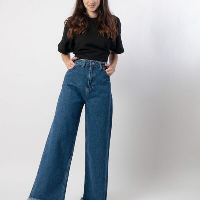Damenjeans mit hoher Taille