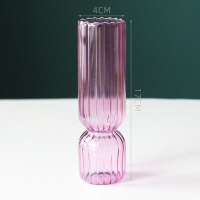 Nordic Small Glass Vase - Lilac