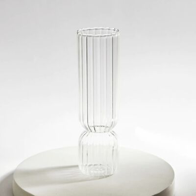 Nordic Small Glass Vase - Clear