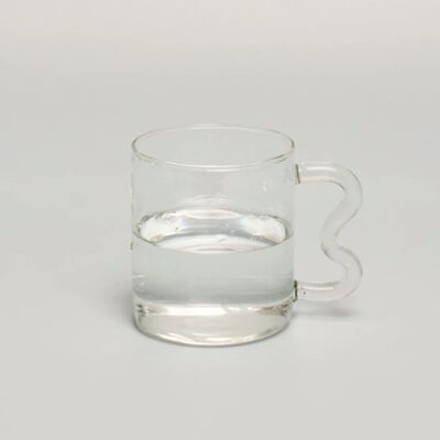 Colorful Ear Glass Mug (300ml) - Clear