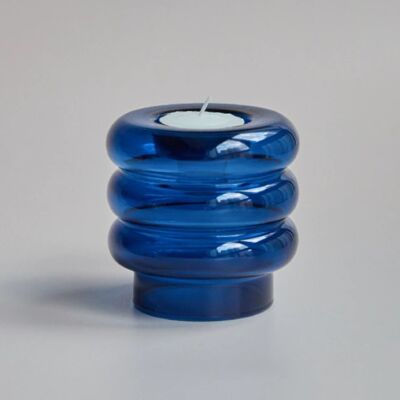 Tealight Taper Candle Holders - Blue