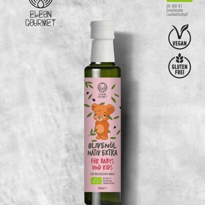 ORGANIC EXTRA VIRGIN OLIVE OIL FOR BABIES AND KIDS “ROSA” 250ML