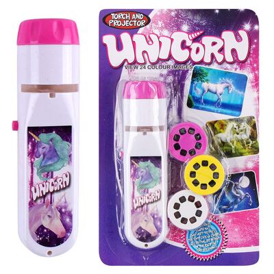 Children Slide Torch Projector Toy - Unicorn