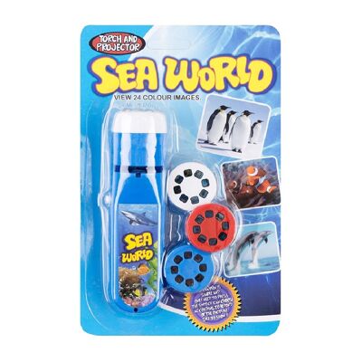 Kinder Dia Taschenlampe Projektor Spielzeug - Meerestier
