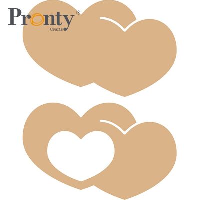 Pronty Crafts marco de fotos de pared corazón