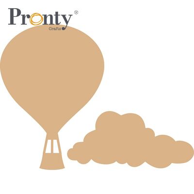 Pronty Crafts Ballon & Wolke 2 Teile