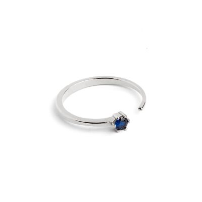 Sophie Sapphire Silver Ring