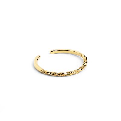 Anillo Rope Twist Oro