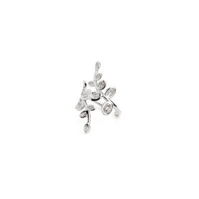 Pendiente Suelto Ear Cuff Gren Plata