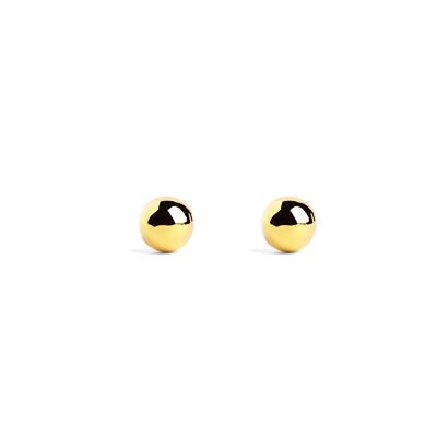 Mini Dots 3mm Gold Earrings