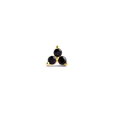 Trebol Black Gold Loose Earring