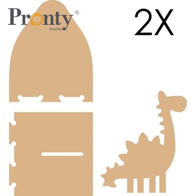 Pronty Crafts Booked Dino 2x