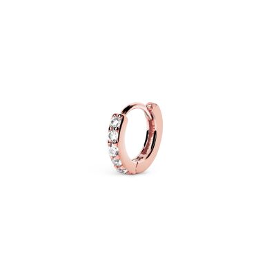 Cleo M Rose Gold Creolen lose Ohrring