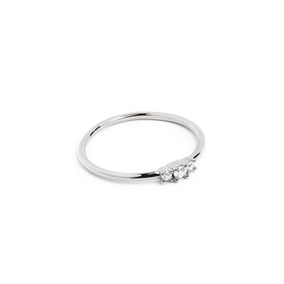 Trini Spark Silver Ring