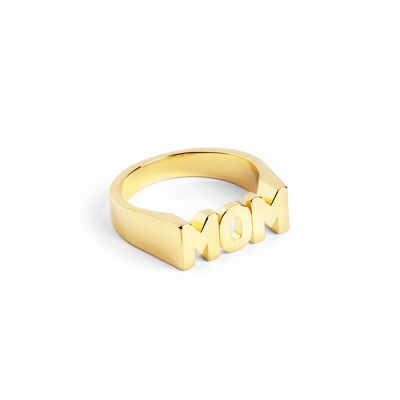 MOM Gold Ring