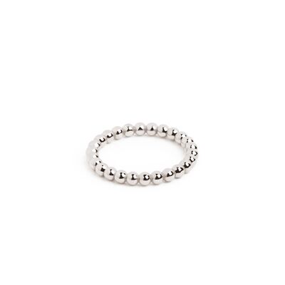 Silver Pebbles Midi Ring