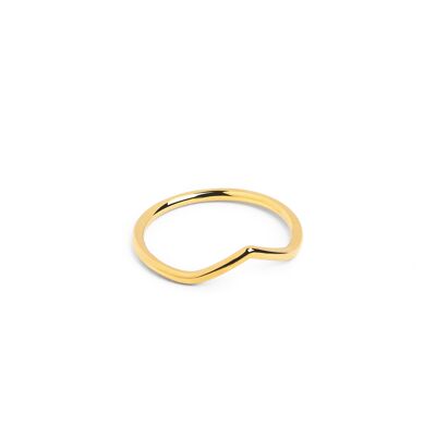 Gold Midi Peak Ring