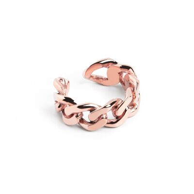 Rose Gold Link Chunky Ring