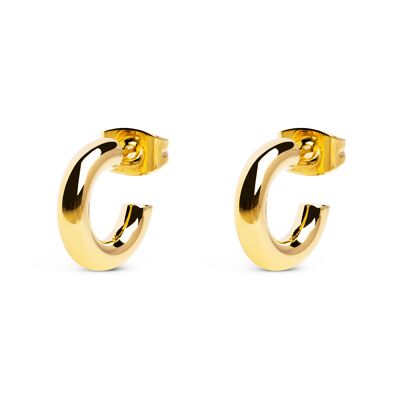 Gold Nai Hoop Earrings