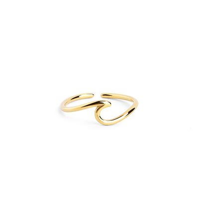 Pie Wave Gold Ring