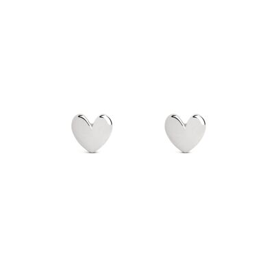 Silberne Herzen Ohrringe