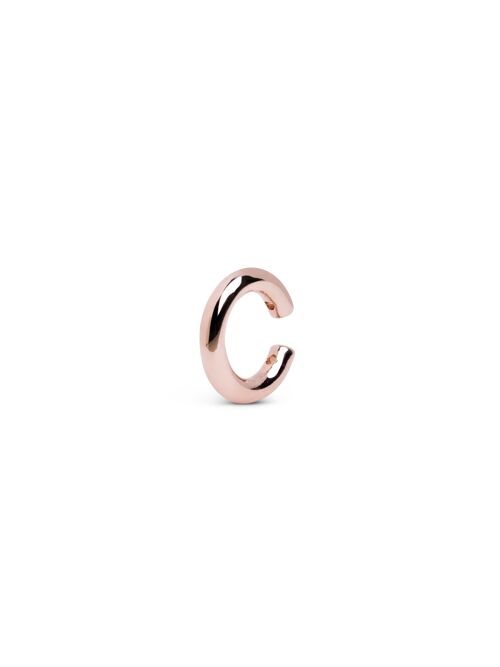 Pendiente Suelto Ear Cuff Ring Oro Rosa