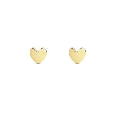 Goldene Herzen Ohrringe