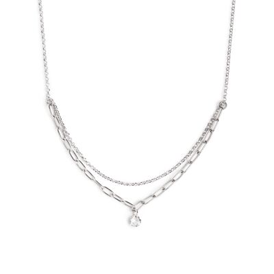 Nova Spark Silver Necklace