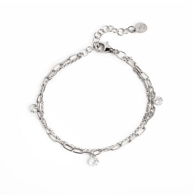 Nova Sparks Silver Bracelet