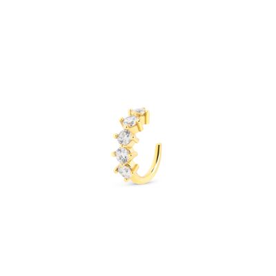 Ear Cuff 5 Spark Gold Drop Earring