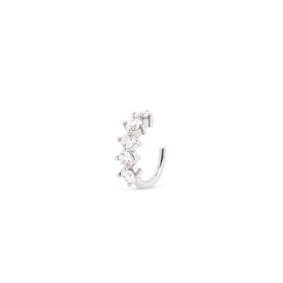 Ear Cuff 5 Spark Silver Drop Earring