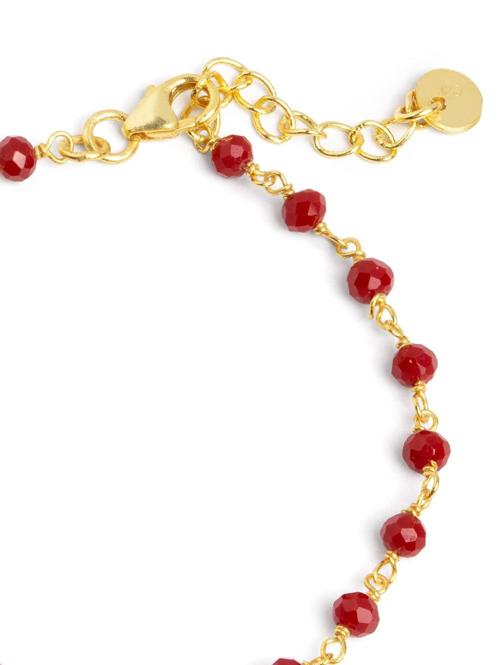Crystals Cherry Gold Bracelet
