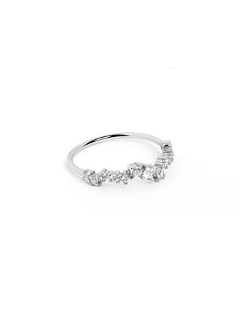 Bague étoile en argent 1