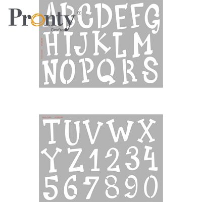 Pronty Crafts Alfabet Kinderen set 2 x A4