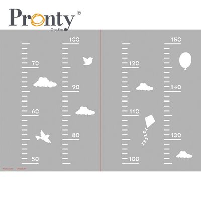 Gráficos de crecimiento Pronty Crafts 2x A4 plegado