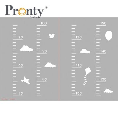 Pronty Crafts Growth Charts 2x A4 Folded