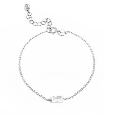 Bracelet Baguette Argent