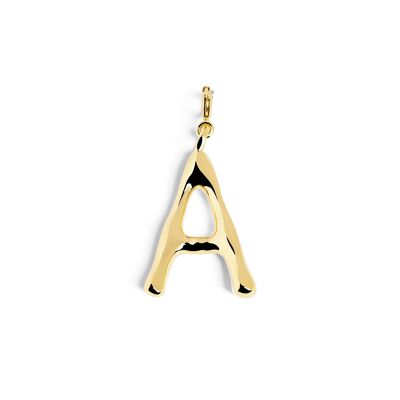 Gold Letter XL Charm