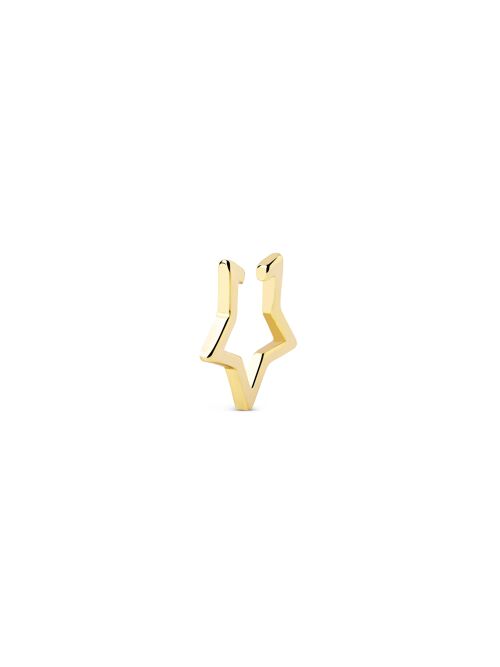 Pendiente Suelto Ear Cuff Star Oro