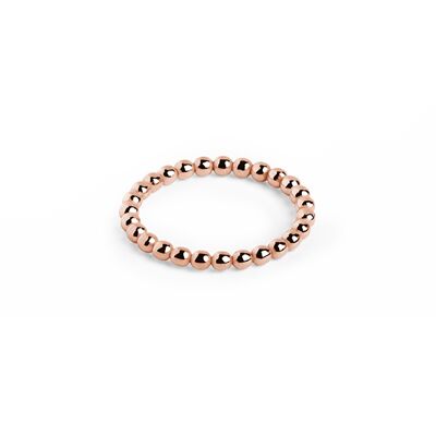 Rose Gold Pebbles Ring