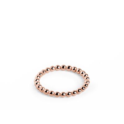 Rose Gold Pebbles Ring